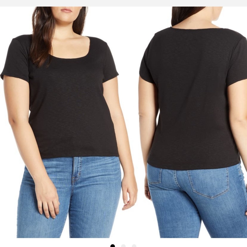 Madewell Scoopneck baby tee